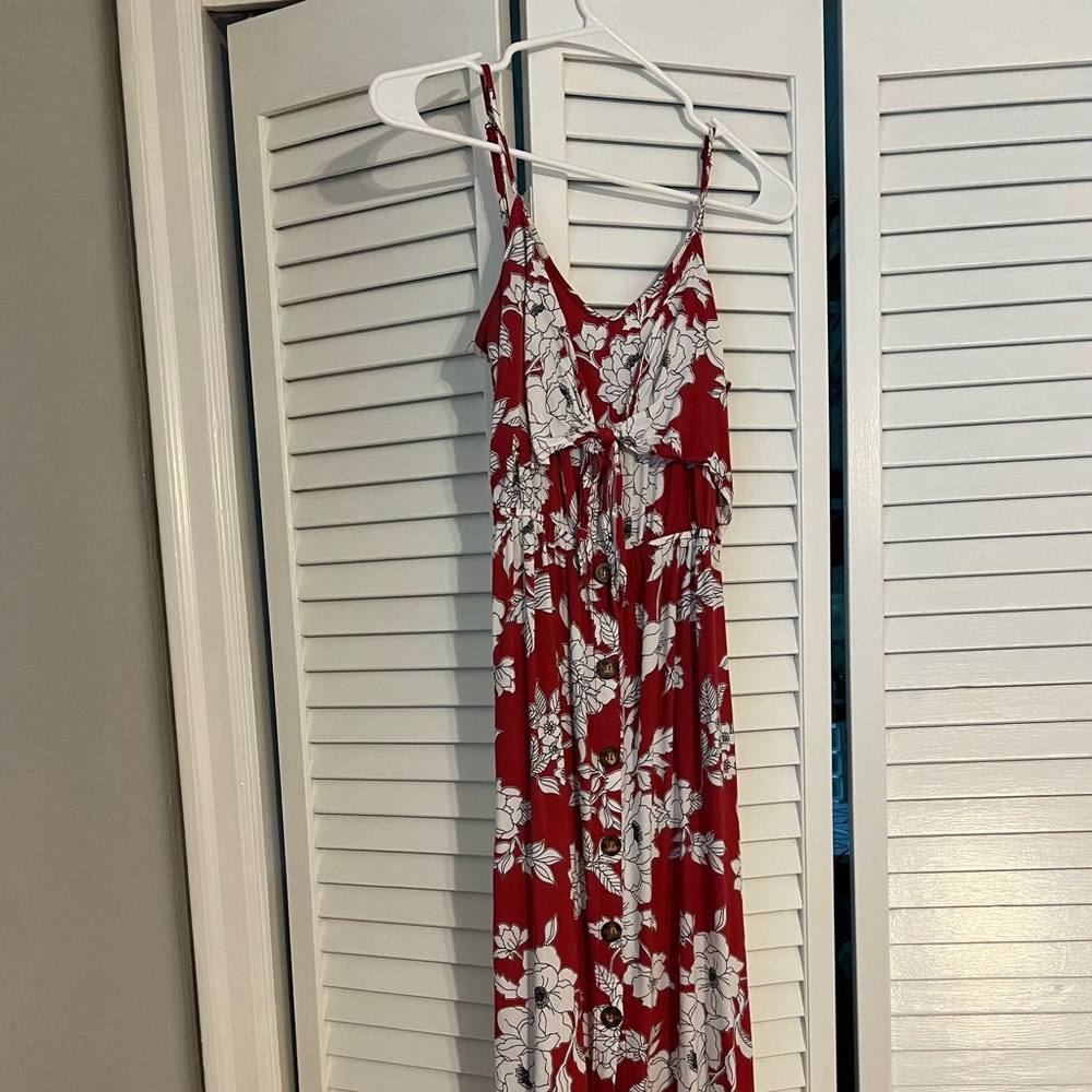 Mid calf length dress